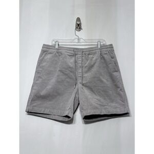 C&C California Corduroy Shorts Grey Skate Surf Preppy 7" inseam Men's Large